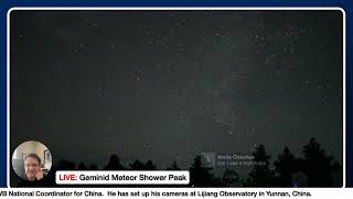 LIVE Geminid Meteor Shower from Yunnan China [upl. by Aerdnua]