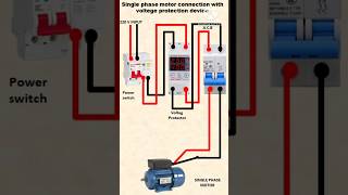 Motor connection with Voltage Protection Device। Technical Zone [upl. by Nnayd]