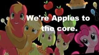 Were apples to the core MLP lyric video [upl. by Mikaela]