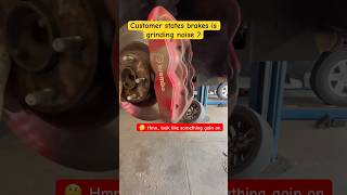 Customer states brakes grinding noise youtubeshorts shorts brakes tips [upl. by Llewoh]