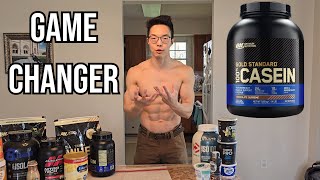 How to Use CASEIN PROTEIN POWDER to make EPIC Bodybuilding Desserts Bulking Meal Prep [upl. by Mera]