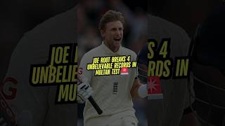 Joe Root BREAKS 4 major records in Pakistan vs England Test 🏏 [upl. by Northey]