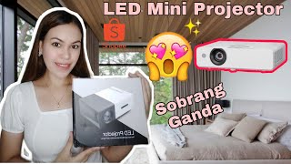 Paano gamitin at iconnect ang LED PROJECTOR sa Cellphone Step by step tutorial Van Javier [upl. by Ranice539]