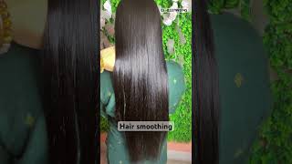 Hair Straightened ytviral shots rebonding straight smoothhairs durgapuja durgapujalook [upl. by Kristy209]