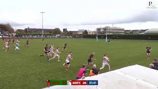 Highfield RFC v Nenagh Ormond RFC  26th October 2024 [upl. by Ennaerb]