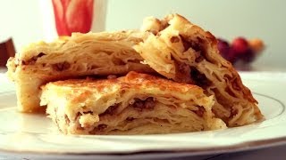 Türkisches Börek  Rezept Börek Hackfleisch [upl. by Grory]