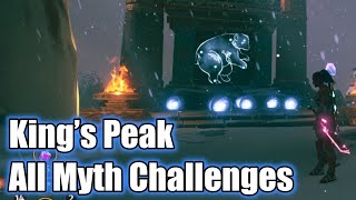 Immortals Fenyx Rising  All Myth Challenges Locations  King’s Peak [upl. by Evaleen]