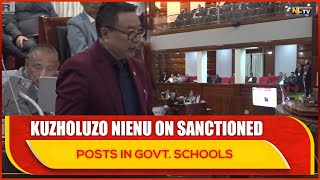 KUZHOLUZO NIENU CALL FOR EQUITABLE DISTRIBUTION OF SANCTIONED POSTS IN GOVT SCHOOLS [upl. by Aylad]