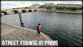 FISHING in PARIS  Un poisson INATENDU en plein coeur de PARIS [upl. by Rednave807]