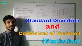 Standard Deviation and Coefficient of Variation I HSC statistics I BBA Statistics I Bangla tutorial [upl. by Pellet]