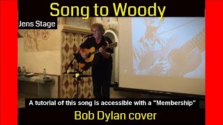 Song to Woody  Bob Dylan cover  Bob Dylan concertlecture  Jens Stage [upl. by Jarid]