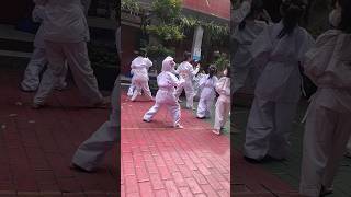 Karate Sabuk Putih Kata 1 🥋 karate karatekid kata [upl. by Ayihsa]