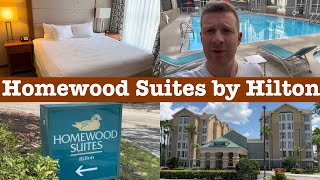 Homewood Suites by Hilton Review 🏩😴🛏️International Dive Orlando Florida [upl. by Meehar]