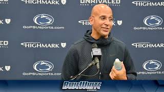 Penn State head coach James Franklin Wednesday press conference quotWe Cant Chase Ghostsquot [upl. by Nnalyrehc]