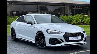 Brand New Audi RS5 Sportback Carbon Black  Carlisle Audi [upl. by Niltac]