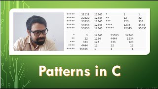 Pattern Programs in C  Star Number Patterns Explained [upl. by Ericksen]