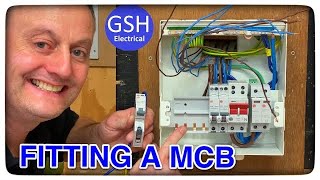 How to Fit a Circuit Breaker MCB RCBO to a Busbar Wylex No Miss Busbar Connection amp Quick Release [upl. by Verlie]