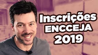 Inscrições Encceja 2019 [upl. by Neeliak]