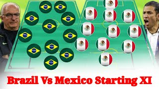 Starting XI for Brazil vs Mexico 2024 Brazil Mexico Match [upl. by Mureil207]