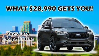 2025 Ford Escape STLine Build amp Price Complete Guide [upl. by Ardnwahsal]