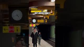 Berlin being Berlin viralshorts viralvideo bvg [upl. by Ecidnarb]