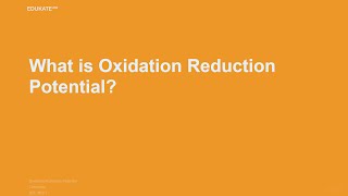 What is Oxidation Reduction Potential [upl. by Zerk261]