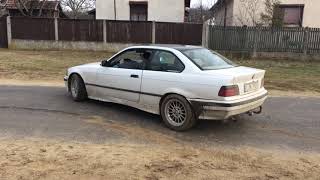 BMW E36 316i coupe burnout [upl. by Arded317]