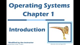 Operating Systems Chapter 1 Part 1 [upl. by Ignacio]