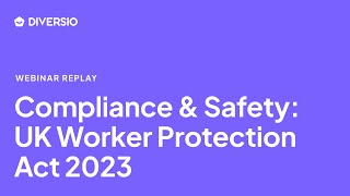 Compliance amp Safety Worker Protection Act 2023  Ondemand [upl. by Ordnazil]