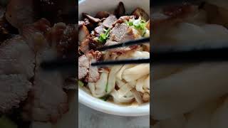 Simple kway teow noodles with fried pork char nyuk amp youtiao [upl. by Allisan]