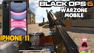 ✅️ASI VA WARZONE MOBILE EN IPHONE 11 CON LA NUEVA ACTUALIZACIÓN 40 GAMEPLAY 🔥 [upl. by Ehtyde]