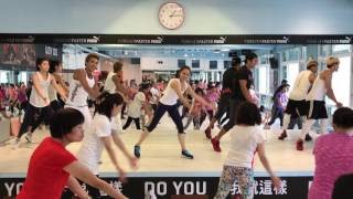 潘若迪＆星級教練團隊＿FunkyDance 上課直播 Livestreamed Fitness dance class  2017 JULYby Eddie Pan [upl. by Ioj]