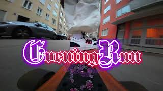 Autumn 🎃 EveningRun 4k 60fps 😊 Longboard Arbor Flagship with StockWheels [upl. by Bryon]