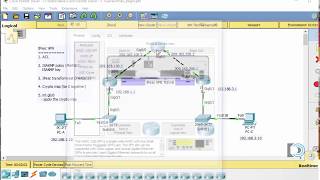 Create an IPsec VPN tunnel using Packet Tracer  CCNA Security [upl. by Willabella]