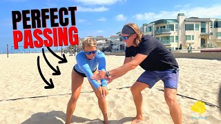 AVP Coach Teaches Athletes the Secrets to a GREAT Volleyball Pass [upl. by Wiltz]