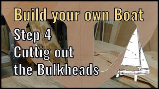 Wooden Boat Building Step 4 Bulkhead Construction [upl. by Ketchan564]