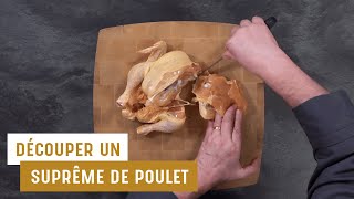 Découper un suprême de poulet [upl. by Yahiya]