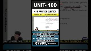 CSIR Practice Question  Unit 10 Ecological Principles  Topic D Species Interactions [upl. by Anaahs]