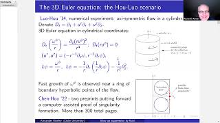 23092024 A A Kiselev Suppression of chemotactic blow up by active scalar [upl. by Noell]