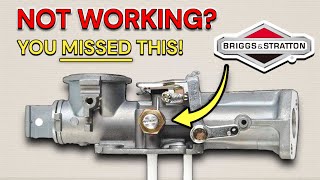 Briggs amp Stratton Pulsa Jet Carburetor Service amp Repair EASY DIY TUTORIAL [upl. by Enomal]