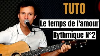 Tuto guitare François Hardy  Le temps de lamour Accords et Paroles [upl. by Anirtruc]