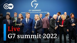 Live World leaders meet for G7 summit 2022  DW News [upl. by Eerok165]