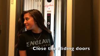 EZ Tan Ergoline Open Sun 1050 High Pressure Tanning Bed Voiced Demo Video [upl. by Ydassac]