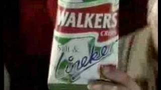 Walkers Crisps Gazza Advert [upl. by Rather23]