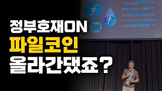 파일코인  이젠 정부까지  제가 머라했어요 무조건 모멘텀 받는다고 했죠 [upl. by Asertal]