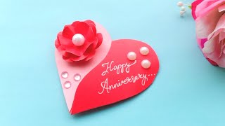 Beautiful Handmade Anniversary Card Idea  DIY Greeting Cards for Anniversary valentines day card [upl. by Aihsenet]