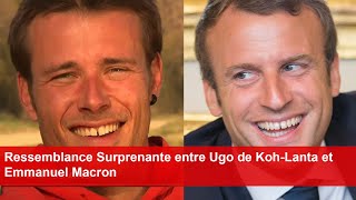 Ressemblance Surprenante entre Ugo de KohLanta et Emmanuel Macron [upl. by Nitsugua5]