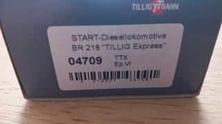 Tillig TT 04709 start loco [upl. by Bradeord]