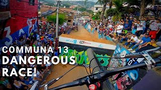 World Record of the longest Urban Downhill Track  Race Run  Medellin Colombia [upl. by Acinorev]