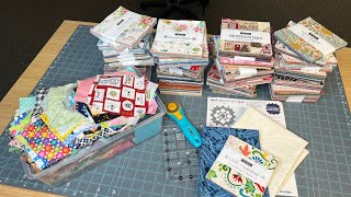 🙄 What can you make with CHARM PACKS ⏲ Charm Pack CHALLENGE Giveaway  Quilt Timelapse [upl. by Neils]